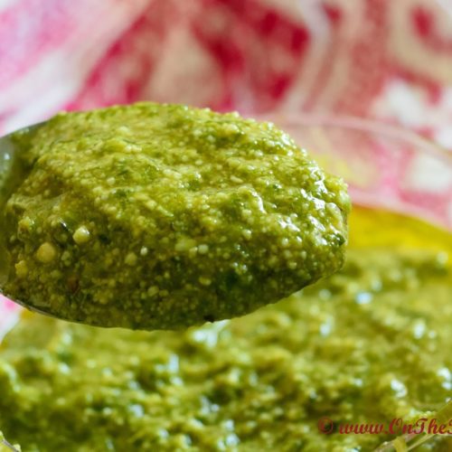Homemade Basil Pesto Sauce -