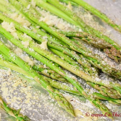 Oven Roasted Garlic Asparagus -
