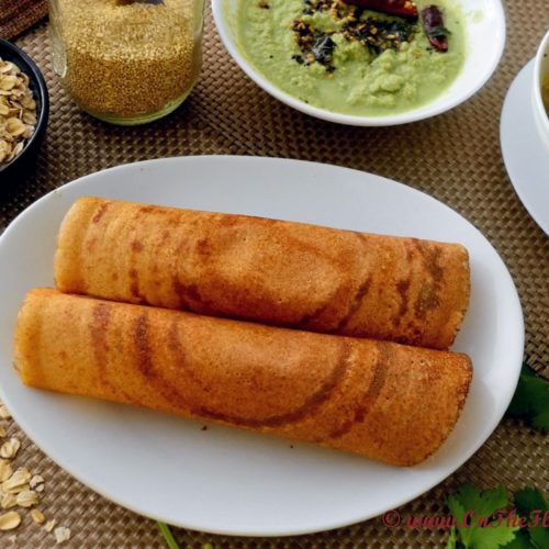 Quinoa Oats Dosa￼￼ -