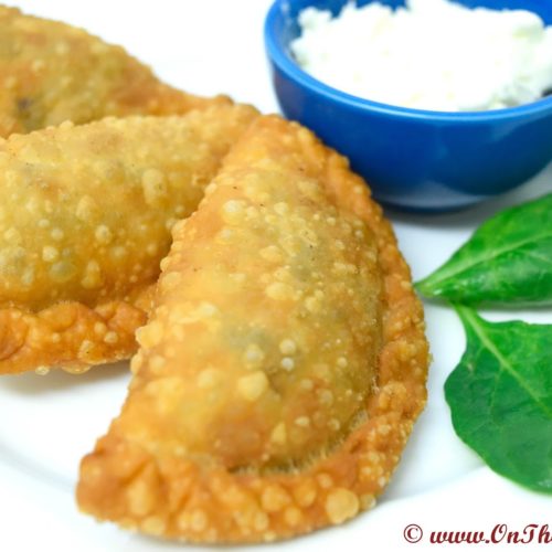 Spinach Feta Sambousek/Lebanese Sambousek -