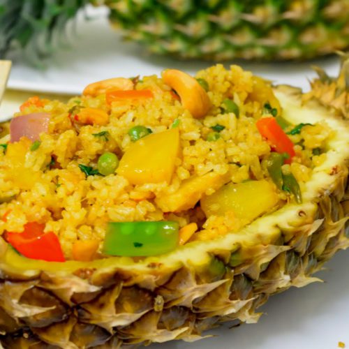 Thai Pineapple Fried Rice (Vegetarian) -