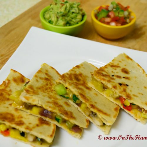 Vegetable Quesadilla￼￼ -