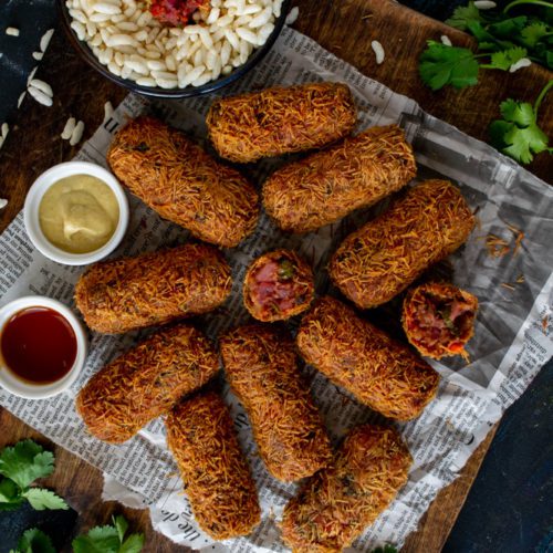Vegetable Cutlet (Bengal Style)￼￼ -