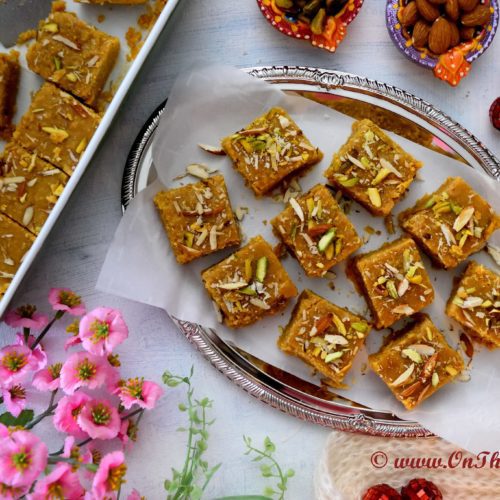 Mohanthal Recipe/Gram Flour Fudge Recipe -