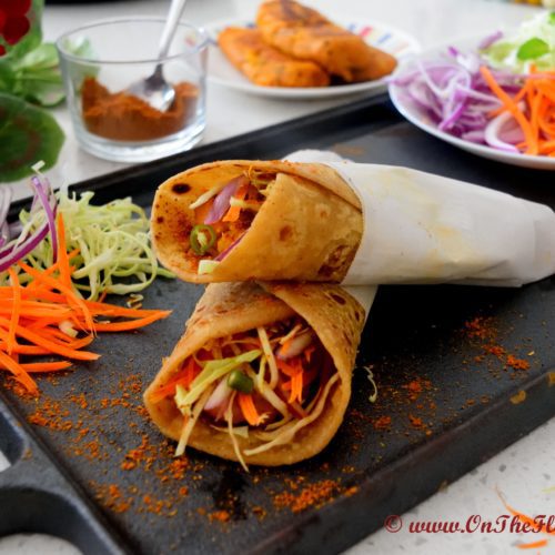 Veg Frankie Roll/Mumbai Veg Franky Roll -