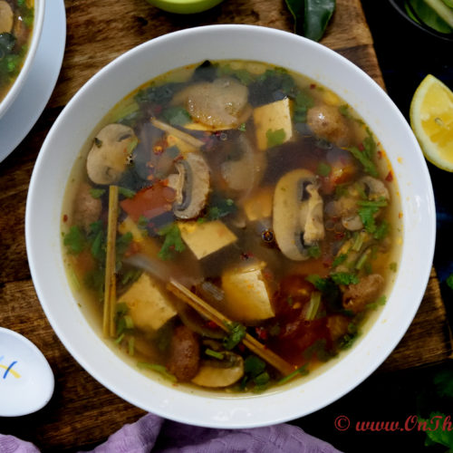 Vegetarian Tom Yum Soup Recipe -