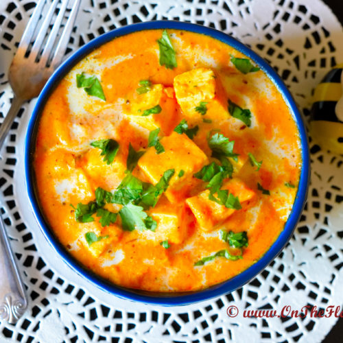 Paneer Makhani/Paneer Butter Masala Recipe -