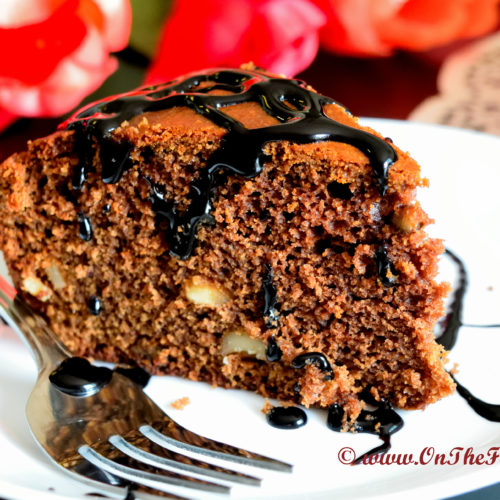 Chocolate Dried Fruit & Nut Cake (Eggless) -
