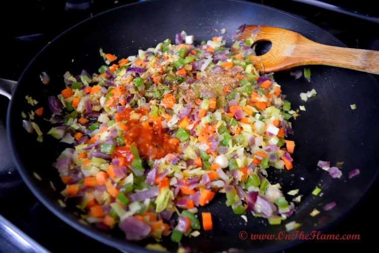 Vegetable Momo Manchurian Recipe - On The Flame