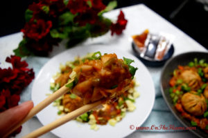 Vegetable Momo Manchurian Recipe - On The Flame