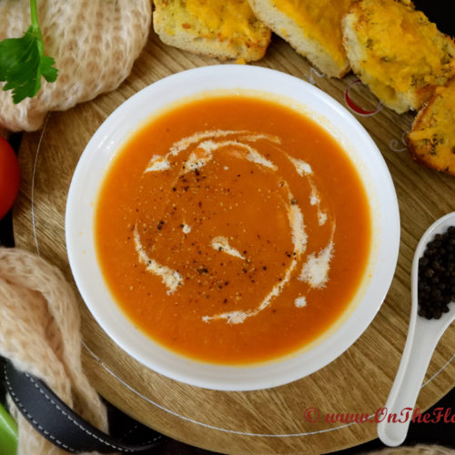 Quick & Creamy Tomato-Celery Soup Recipe -