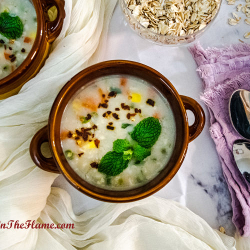 Oats Vegetable Soup Recipe -