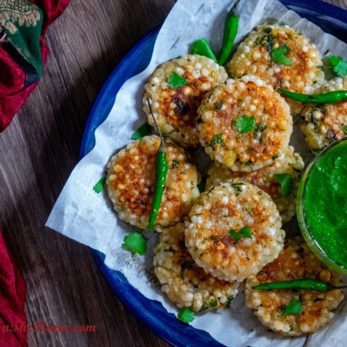 Sabudana Tikki/Tapioca Pearl Patties Recipe -