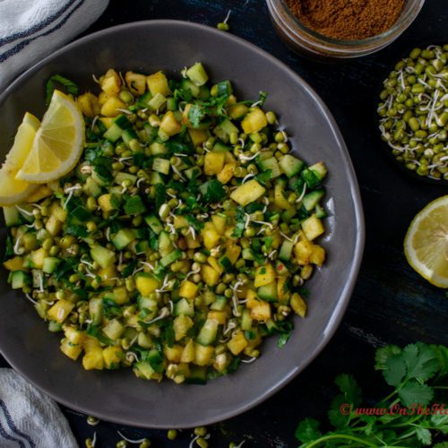 Sprout Moong & Pineapple Salad -