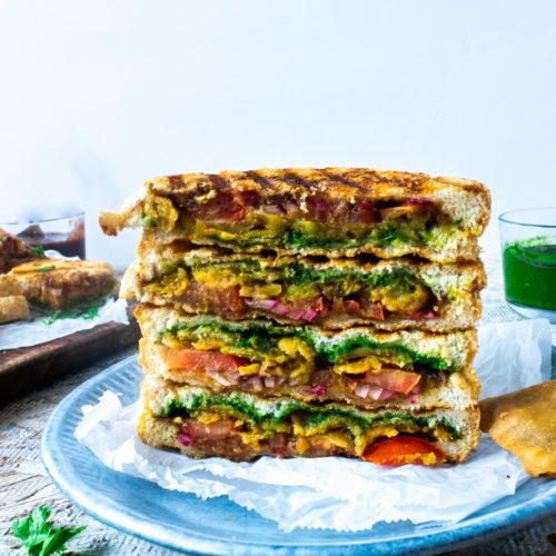 Samosa Sandwich/Grilled Samosa Sandwich -