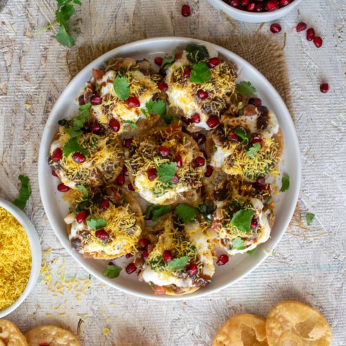 Papadi Chaat/Dahi Papadi Chaat -