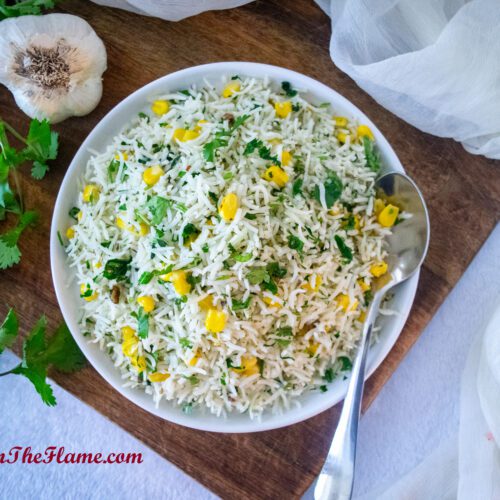 Lemon Garlic Herb Rice Recipe -