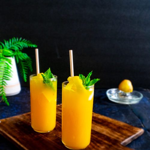 Fresh Mango Lemonade/Quick Mango Lemonade -