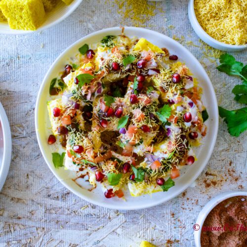Khaman Dhokla Chaat Khaman Dhokla Chaat -